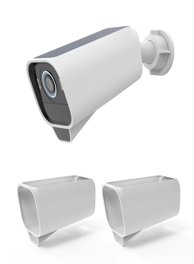 HOLACA Silicone Housing Skin Cover for eufyCam S3 Pro Security Camera, Dustproof, White (1 Pack) - Image 1